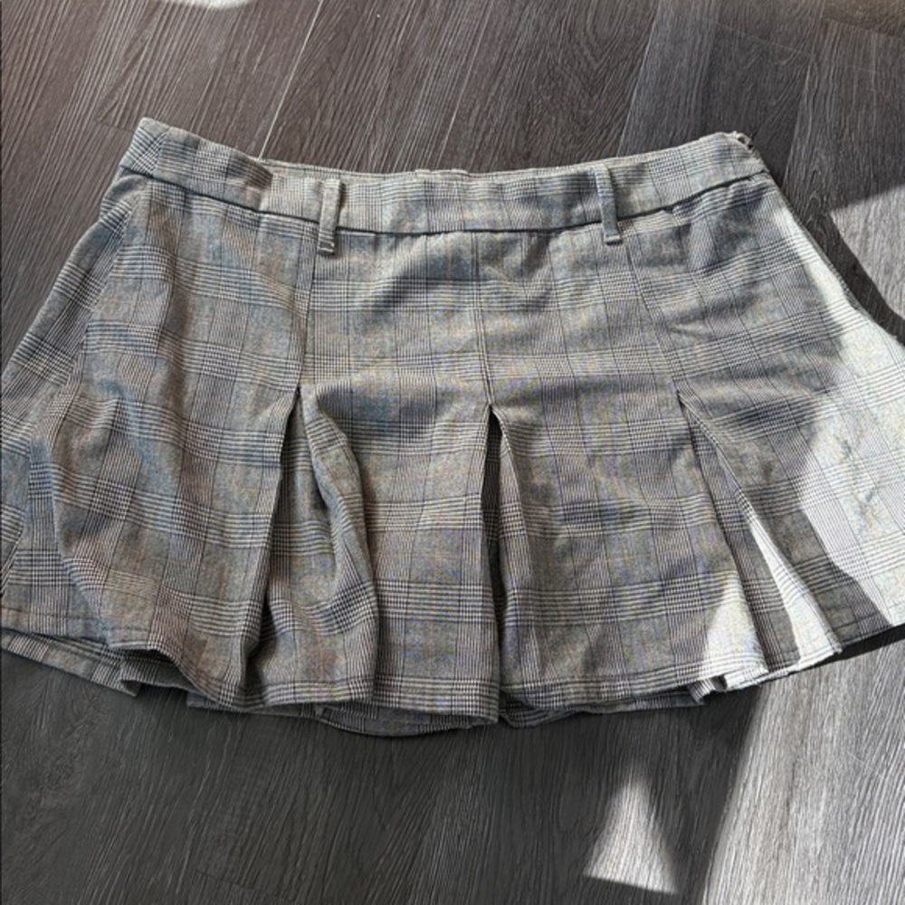 American eagle skort plaid schoolgirl micro short mini size 16
